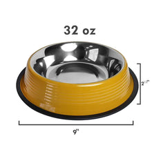 Load image into Gallery viewer, Non Skid Golden Bowl