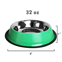 Load image into Gallery viewer, Non Skid Irish Green Bowl