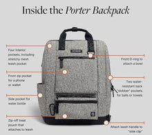 Load image into Gallery viewer, Cleverpup Porter Dog Gear Backpack