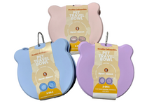 Load image into Gallery viewer, Travel 2-in-1 Collapsible Bowl