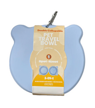 Load image into Gallery viewer, Travel 2-in-1 Collapsible Bowl