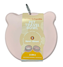 Load image into Gallery viewer, Travel 2-in-1 Collapsible Bowl