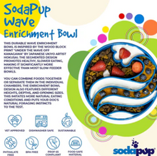 Load image into Gallery viewer, Waves Slow Feeder