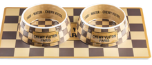 Load image into Gallery viewer, Checker Chewy V Dog Bowl