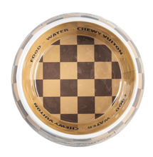 Load image into Gallery viewer, Checker Chewy V Dog Bowl
