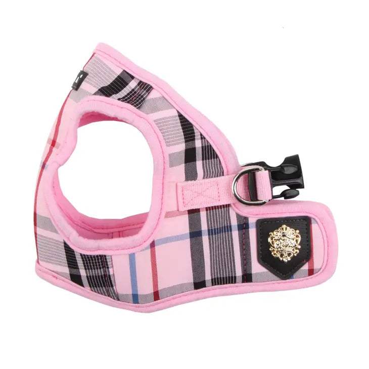 Pink Plaid Harness