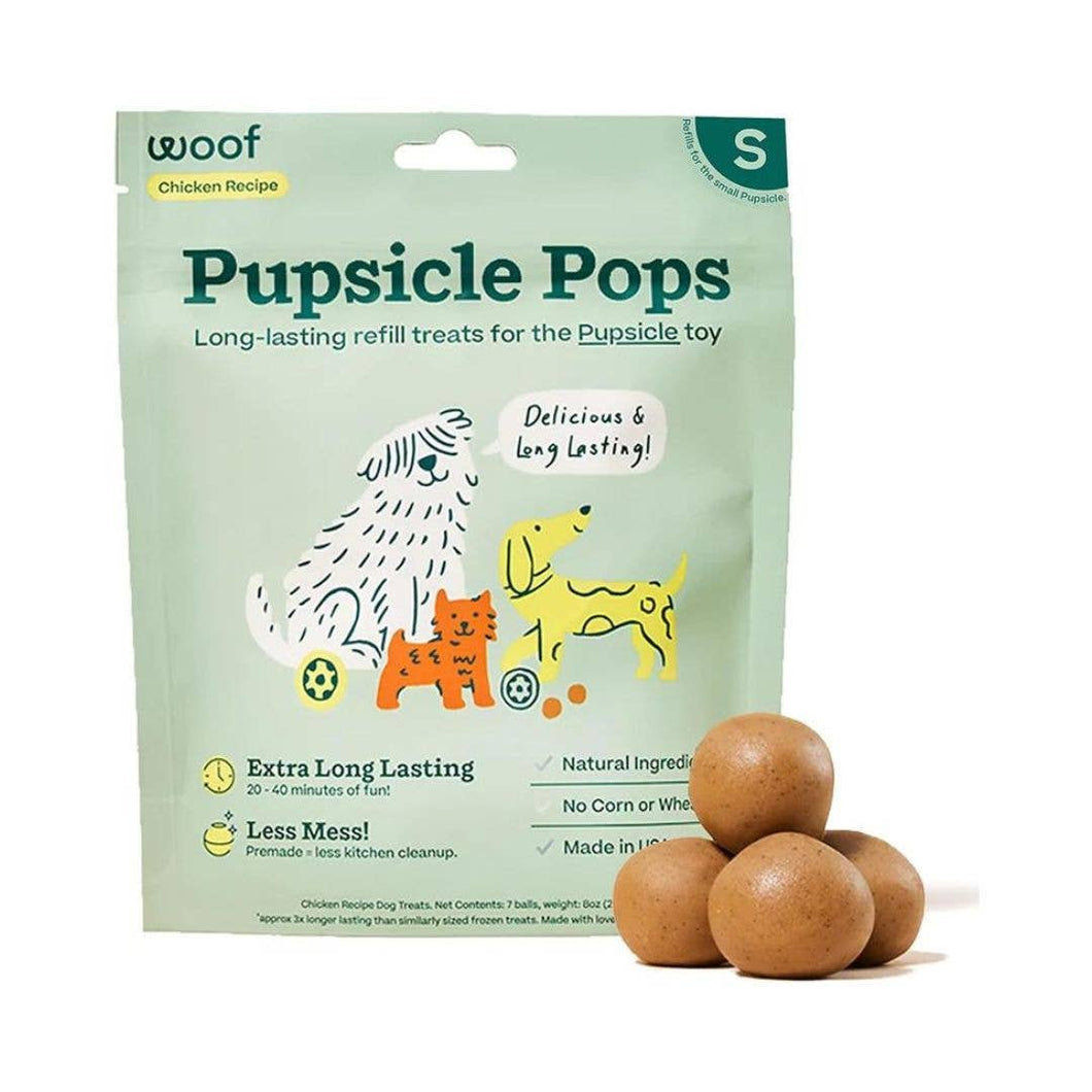 Woof Chicken & Peanut Butter Pupsicle Pops