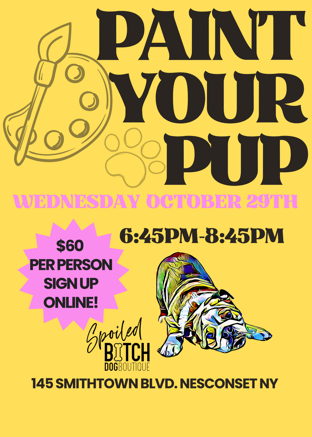 Paint Your Pup (October)