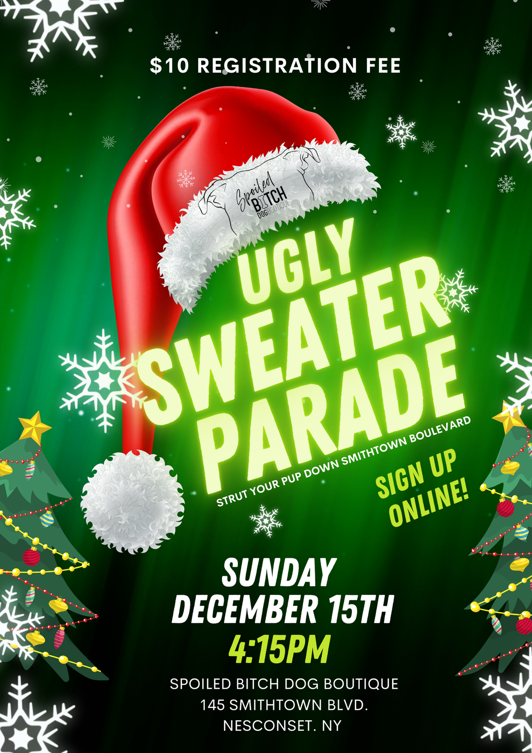 Ugly Sweater Parade