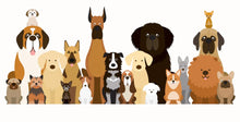 Load image into Gallery viewer, Dog Line Up T-Shirt
