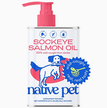 Load image into Gallery viewer, Native Pet Sockeye Salmon Oil 8oz
