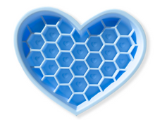Load image into Gallery viewer, 2-in-1 Heart Slow Feeder &amp; Lick Mat
