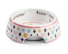 Load image into Gallery viewer, Chewy Vuiton Dog Bowl
