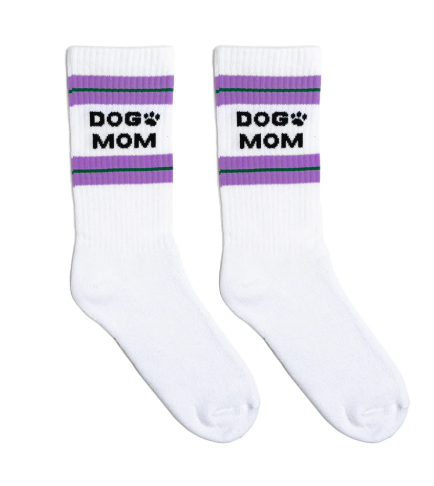 Dog Mom Crew Socks