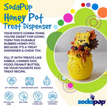 Load image into Gallery viewer, Honey Pot Treat Dispenser &amp; Enrichment
