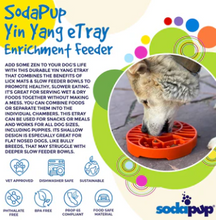 Load image into Gallery viewer, Yin Yang Slow Feeder ETray

