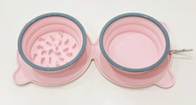Load image into Gallery viewer, Travel 2-in-1 Collapsible Bowl
