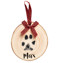 Load image into Gallery viewer, Wooden Pawprint Ornament Kit
