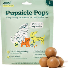 Load image into Gallery viewer, Woof Dog Chicken Peanut Butter Pops Large 8Oz
