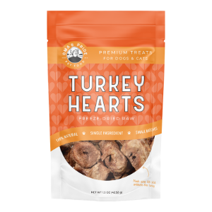 Freeze-Dried Turkey Hearts