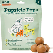 Load image into Gallery viewer, Woof Dog Beef Peanut Butter Pops Large 8Oz
