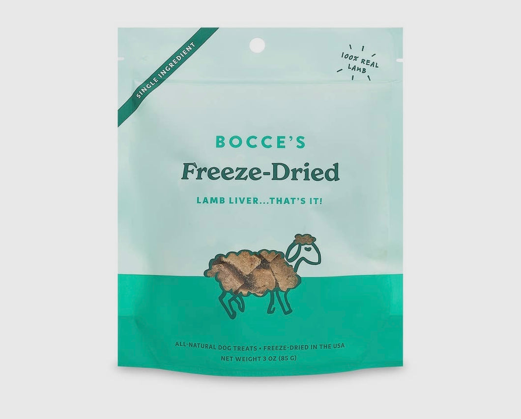 Bocce’s Lamb Liver Freeze Dried Treats