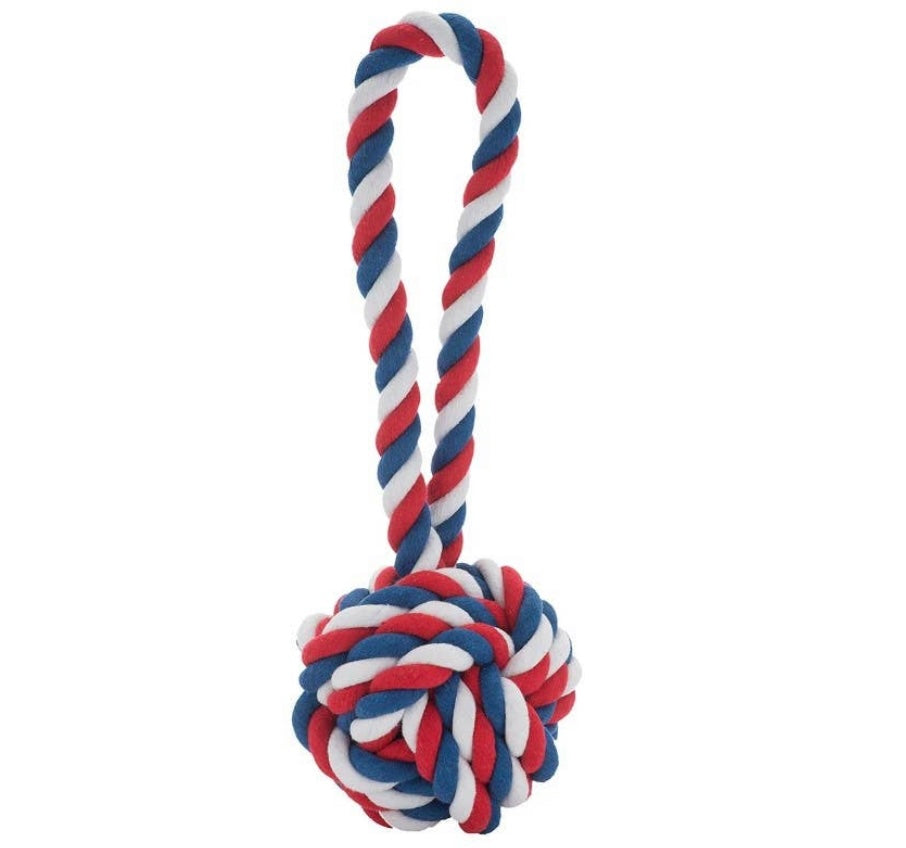 Red White & Blue Rope Toy